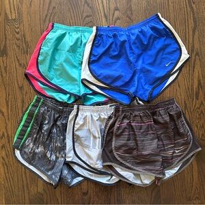 Nike Women's Tempo Dri FIT Brief-Lined Running Shorts Set of 5